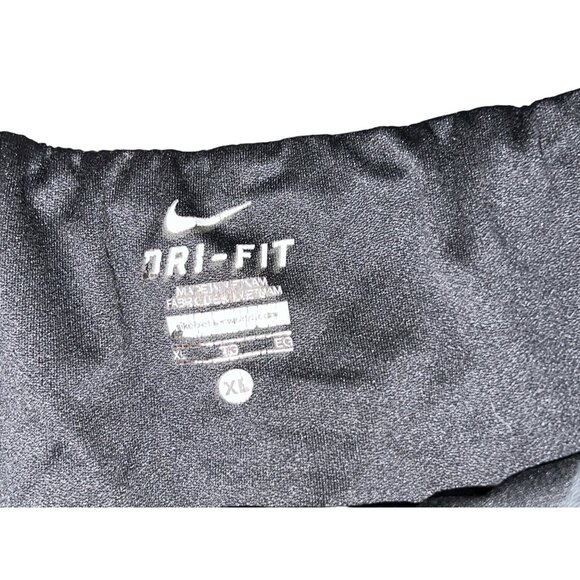 Nike Womens Black Dri-Fit Running Shorts With Reflective Details XL - Picture 3 of 6